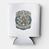 Jesus Quilt Patchwork Geloof Jesus Quilt Patchwork Blikjeskoeler (Voorkant)