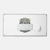 Jesus Quilt Patchwork Geloof Jesus Quilt Patchwork Bureaumat (Keyboard & Muis)