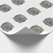 Jesus Quilt Patchwork Geloof Jesus Quilt Patchwork Cadeaupapier (Hoek)
