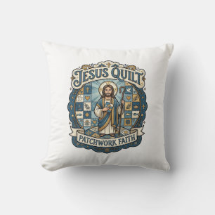 Jesus Quilt Patchwork Geloof Jesus Quilt Patchwork Kussen