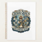Jesus Quilt Patchwork Geloof Jesus Quilt Patchwork Planner (Voorkant)