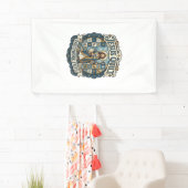 Jesus Quilt Patchwork Geloof Jesus Quilt Patchwork Spandoek (Insitu)