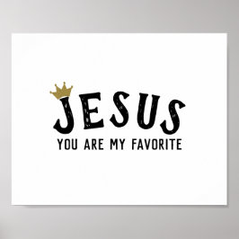 Jesus Quote Modern Christelijk Poster