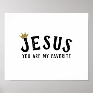 Jesus Quote Modern Christelijk Poster