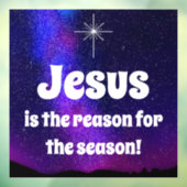 Jesus Raamsticker (Vel 3)