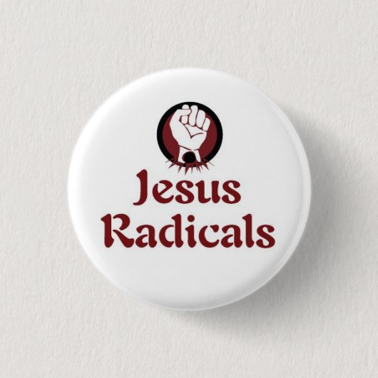 Jesus Radicals Ronde Button 3,2 Cm (Voorkant)