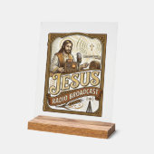 Jesus Radio-uitzending Jesus Radio-uitzending Chri Acryl Bord (Hoek)