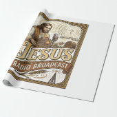 Jesus Radio-uitzending Jesus Radio-uitzending Chri Cadeaupapier (Uitgerold)