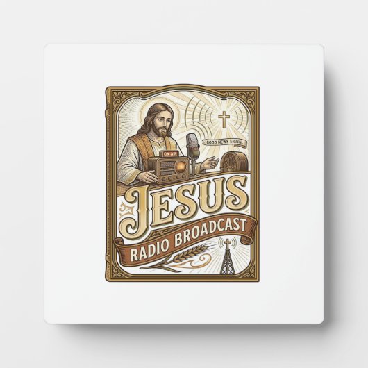Jesus Radio-uitzending Jesus Radio-uitzending Chri Fotoplaat (Voorkant)