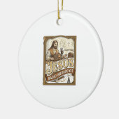 Jesus Radio-uitzending Jesus Radio-uitzending Chri Keramisch Ornament (Links)