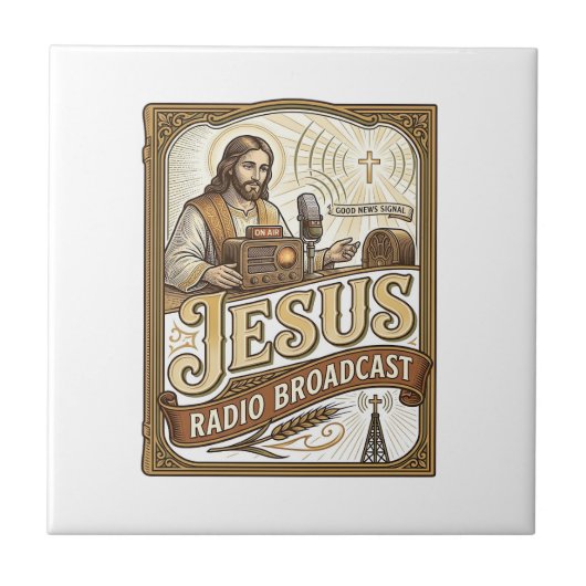 Jesus Radio-uitzending Jesus Radio-uitzending Chri Tegeltje (Voorkant)