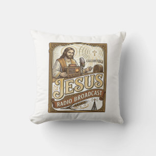 Jesus Radio-uitzending Jezus Radio-uitzending Chri Kussen