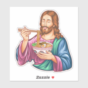 Jesus Ramen Sticker