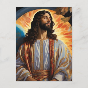 *~* Jesus Ready Heal Earth Universe AP50 Kosmisch Briefkaart