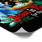 Jesus Reason For The Season Nativity Christmas Des Poster (Hoek)