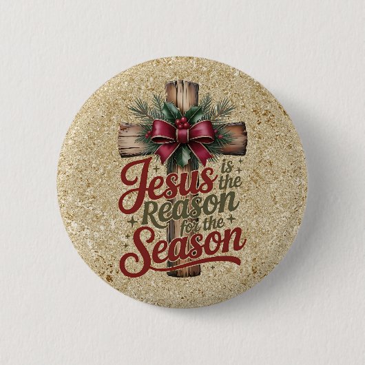 Jesus Reason Season Button (Voorkant)