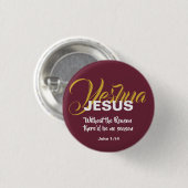 JESUS REASON SEASON-Christelijke scripts voor Kers Ronde Button 3,2 Cm (Voorkant /achterkant)