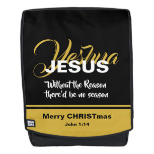 JESUS REASON SEASON-Christelijke scripts voor Kers Rugtassen