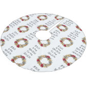 JESUS REASON SEASON Kerstmis Kerstboom Rok (Gekanteld)