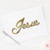 JESUS RECHTHOEKIGE STICKER (Envelop)