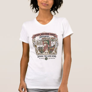 Jesus Record Shop Gospel Jesus Record Shop Christe T-shirt