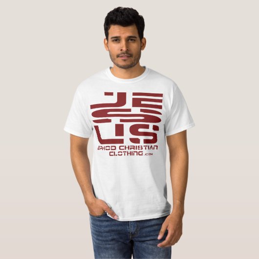JESUS Red T-shirt (Voorkant volledig)