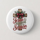 Jesus Reden Seizoen Knop Ronde Button 5,7 Cm (Voorkant)