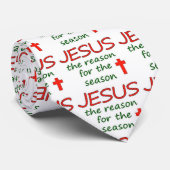 JESUS Reden voor kerstmis voor seizoen Stropdas (Opgerold)
