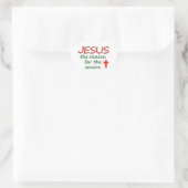 JESUS Reden voor seizoen Hart Sticker (Tas)