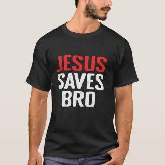 Jesus Redt Bro Christelijke Katholieken Religieus  T-shirt