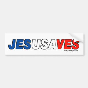 Jesus redt bumperstickers