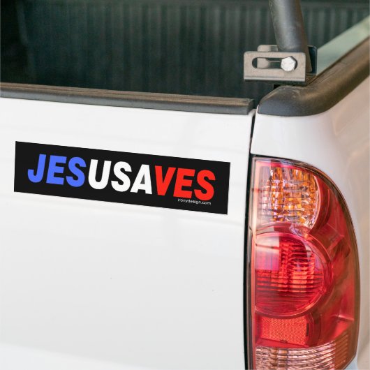 Jesus redt bumperstickers (Op Truck)