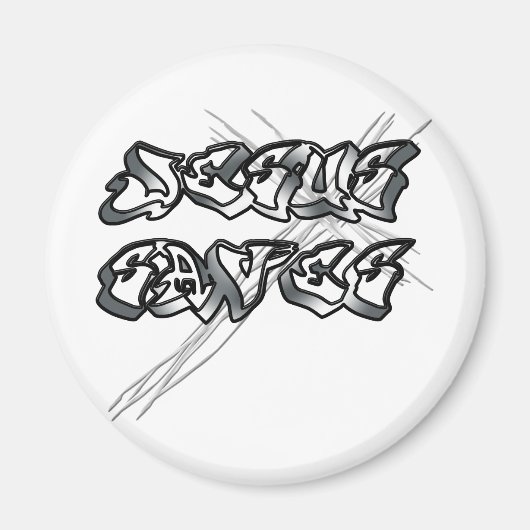 Jesus redt Christelijk Magneet (Voorkant)