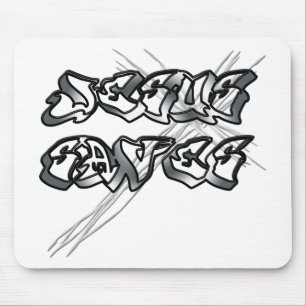 Jesus redt Christelijk Muismat