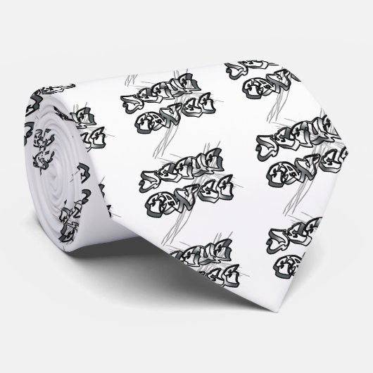 Jesus redt Christelijk Stropdas (Opgerold)