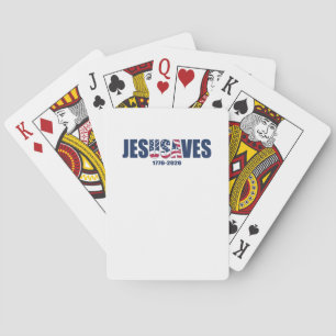 Jesus redt de VS Pokerkaarten