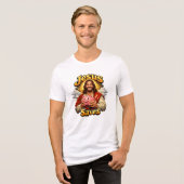 Jesus redt - Grappige vintage Tri-Blend Shirt (Voorkant volledig)
