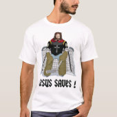 Jesus redt Ice Hockey T-shirt (Voorkant)