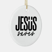 JESUS REDT KERAMISCH ORNAMENT (Rechts)