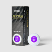 Jesus Redt Oom. Neon Paars  Golfballen (Verpakking)