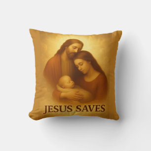 Jesus redt unieke christelijke geschenken Christe Kussen