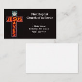 Jesus redt Visitekaartje (Voorkant / Achterkant)