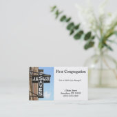 Jesus redt Visitekaartje (Staand voorkant)