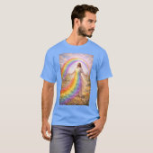 Jesus regenboog T-Shirt (Voorkant volledig)
