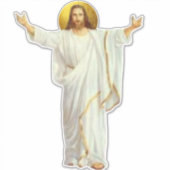 JESUS Religieus op maat gesneden vinyl Sticker (Voorkant)