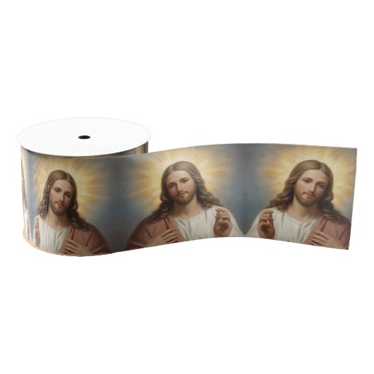 Jesus - Religieuze gelegenheden  Grosgrain Lint (Spoel)