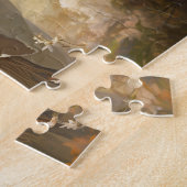 Jesus Resurrection Garden puzzel (Zijkant)