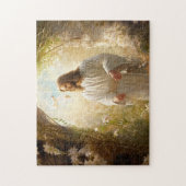 Jesus Resurrection Garden puzzel (Verticaal)