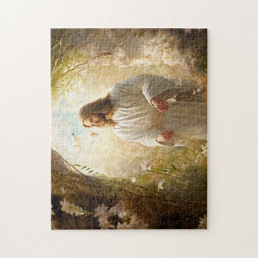 Jesus Resurrection Garden puzzel Legpuzzel (Verticaal)