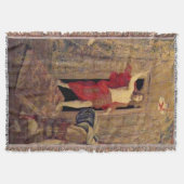 Jesus Resurrection Throw Blanket Deken (Voorkant)